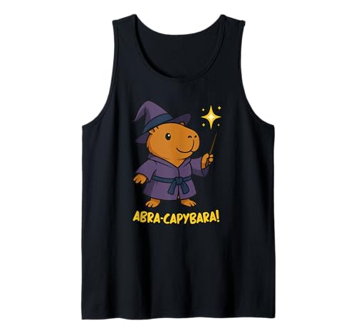 Lustiger Abra Capybara Zauberer Tierliebhaber Jungen Mädchen Kinder Tank Top von CapybaraAxis1