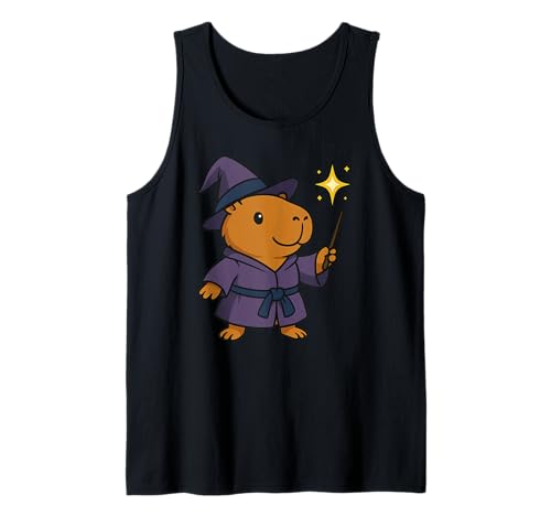 Lustiger Abra Capybara Zauberer Tierliebhaber Jungen Mädchen Kinder Tank Top von CapybaraAxis1
