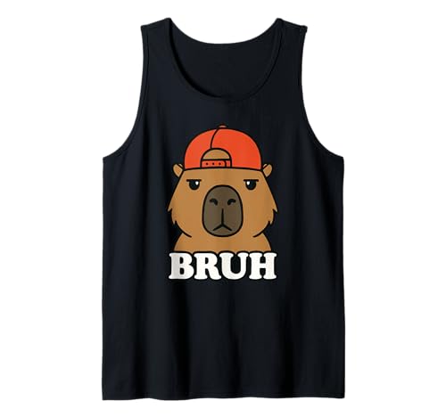Lustiges Capybara Bruh Meme Humor Tierliebhaber Jungen Mädchen Kinder Tank Top Lustiges Capybara Bruh Meme Humor Tierliebhaber Jungen Mädchen Kinder Tank Top von CapybaraAxis1