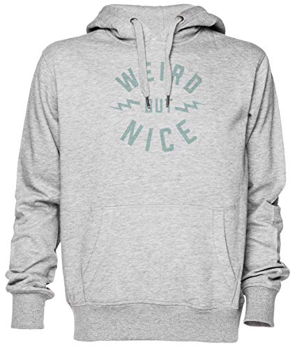 Best Promo Qu6 Weird But Nice Graues Grau Kapuzenpullover Sweatshirt Unisex Herren Damen Grey Unisex Hoodie von Capzy