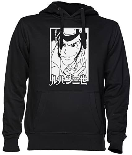 Capzy Arsenie Lupin Schwarz Kapuzenpullover Sweatshirt Unisex Herren Damen Black Unisex Hoodie von Capzy