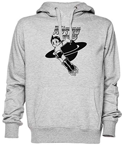 Capzy Astro Boy Grau Kapuzenpullover Sweatshirt Unisex Herren Damen Größe XXXL Grey Unisex Hoodie Size XXXL von Capzy