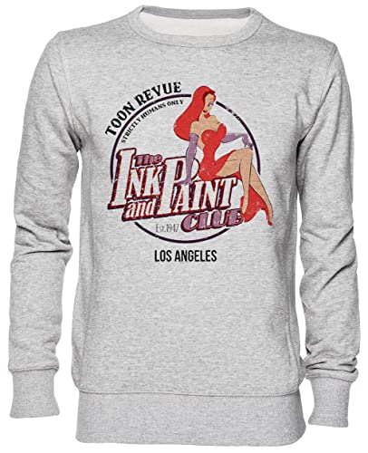 Capzy Jessica Toon Revue Grau Jumper Sweatshirt Unisex Herren Damen Grey Unisex Jumper von Capzy