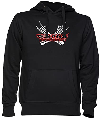 Capzy Maximum The Hormone Schwarz Kapuzenpullover Sweatshirt Unisex Herren Damen Black Unisex Hoodie von Capzy