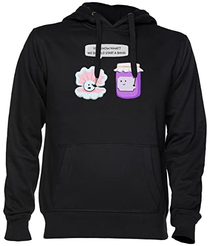 Capzy Pearl and Jam Start A Band Schwarz Kapuzenpullover Sweatshirt Unisex Herren Damen Black Unisex Hoodie von Capzy