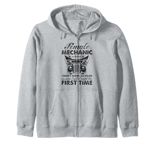 Auto Mechaniker Mädchen Auto Reparatur Lustig Weiblich Mechaniker Kapuzenjacke von Car Mechanic Gift Ideas