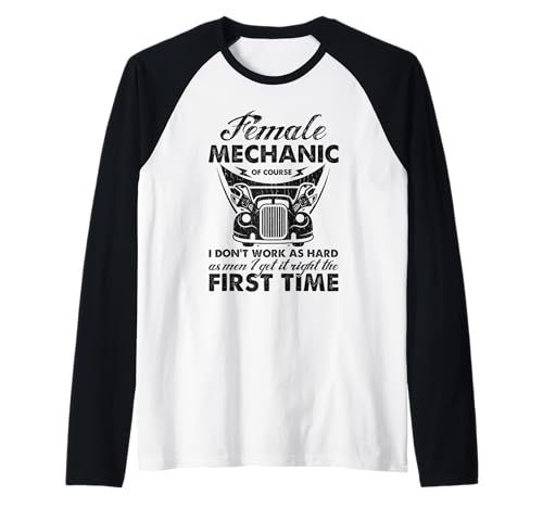 Auto Mechaniker Mädchen Auto Reparatur Lustig Weiblich Mechaniker Raglan Auto Mechaniker Mädchen Auto Reparatur Lustig Weiblich Mechaniker Raglan von Car Mechanic Gift Ideas