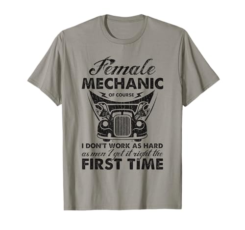 Auto Mechaniker Mädchen Auto Reparatur Lustig Weiblich Mechaniker T-Shirt Auto Mechaniker Mädchen Auto Reparatur Lustig Weiblich Mechaniker T-Shirt von Car Mechanic Gift Ideas
