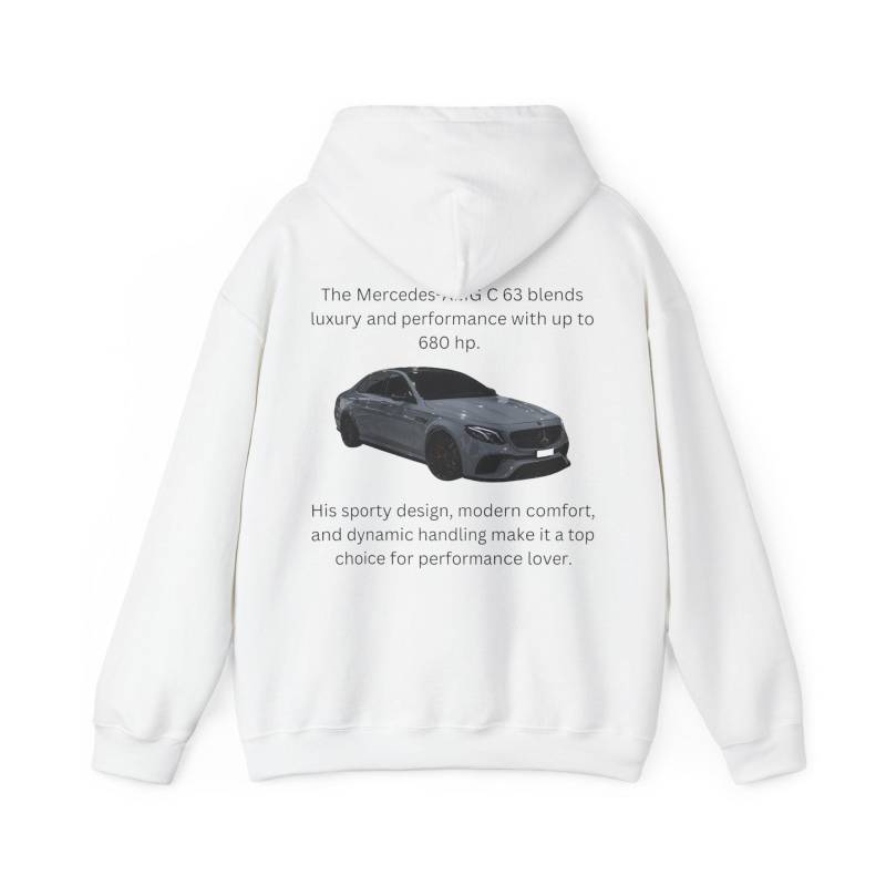 Mercedes C63 Unisex Hoodie, Classic Car Lover Gift, Enthusiast Apparel, Automotive Fan Art, Collector Sweater, Cozy Hooded Mercedes C63 Unisex Hoodie, Classic Car Lover Gift, Enthusiast Apparel, Automotive Fan Art, Collector Sweater, Cozy Hooded von CarBrandsClo