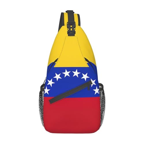 Brusttasche mit Venezuela-Kreuz, diagonale Mehrzweck-Tragetasche, hohe Haltbarkeit und Vielseitigkeit, Flagge Venezuela, Einheitsgröße von CarXs