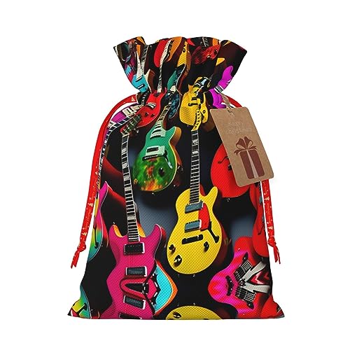 Bunte Gitarren-Geschenktasche – Premium-Polyester-Tasche für besondere Anlässe, ideal zum Verpacken von Geschenken von CarXs