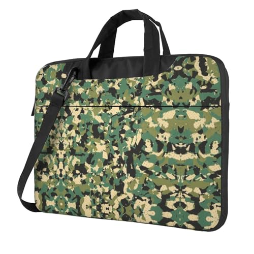 Camo Multifunktionale Laptoptasche - Wasserdichte Arbeit Aktentasche Laptop Tasche - Ideal für Damen und Herren, camouflage, 13 inch von CarXs