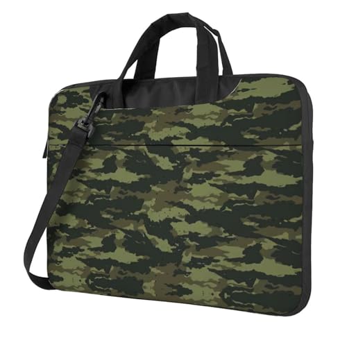 Camo Multifunktionale Laptoptasche - Wasserdichte Arbeit Aktentasche Laptop Tasche - Ideal für Damen und Herren, camouflage, 13 inch von CarXs