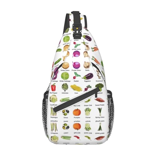 Evil Eyes Cross Brusttasche – Mehrzweck-Tragetasche – hohe Haltbarkeit und Vielseitigkeit, Einführung von verschiedenen Gemüse, Einheitsgröße von CarXs