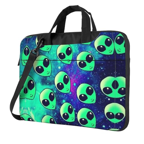 Green Aliens Multifunktionale Laptoptasche - Wasserdichte Arbeit Aktentasche Laptop Tasche - Ideal für Damen und Herren von CarXs