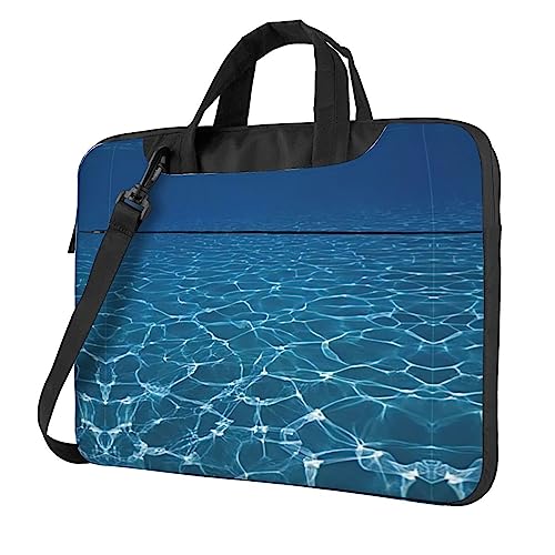 Kaktus Multifunktionale Laptoptasche - Wasserdichte Arbeit Aktentasche Laptop Tasche - Ideal für Damen und Herren, Blue Deep Ocean, 13 inch von CarXs