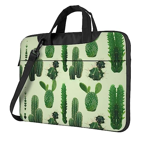 Kaktus Multifunktionale Laptoptasche - Wasserdichte Arbeit Aktentasche Laptop Tasche - Ideal für Damen und Herren, Kaktus, 15.6 inch von CarXs