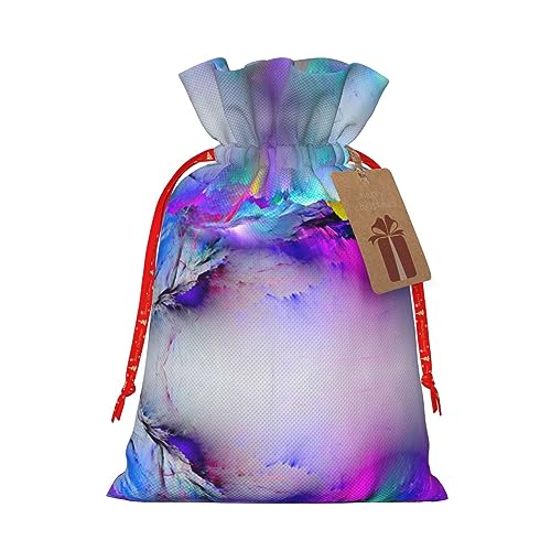 Northern Lights Painting Weihnachts-Geschenktüte – Premium-Polyester-Tasche für besondere Anlässe, ideal zum Verpacken von Geschenken von CarXs