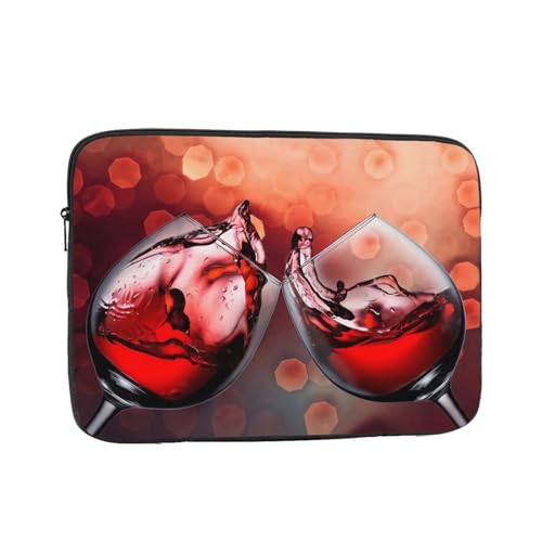 Rotweinglas Cheers Laptoptasche – schlanke Laptoptasche für 25,4-43,2 cm (10-17 Zoll) Geräte, ultra-schützende Laptop-Hülle, Schultertasche von CarXs