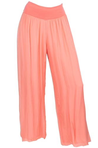 Cara Mia Hose Seide Damen Neu Sommer Viele Farben Haremshose 36 38 40 42 lachs von Cara Mia