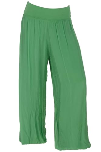 Cara Mia Hose Seide Damen Neu Sommer Viele Farben Haremshose 36 38 40 42 lindgrün von Cara Mia
