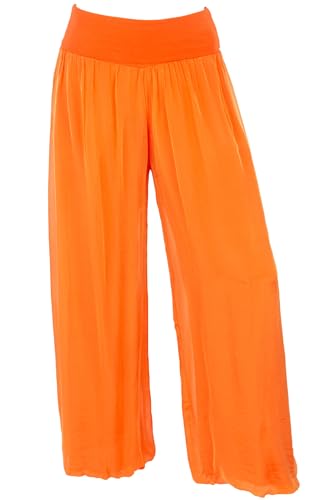 Cara Mia Hose Seide Damen Neu Sommer Viele Farben Haremshose 36 38 40 42 orange von Cara Mia