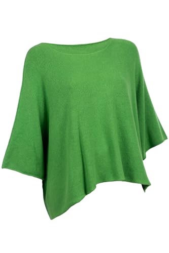 Cara Mia Kurzer Eleganter Pullover für Damen mit Halbarm Viskose 38-44 one Size apfelgrün von Cara Mia