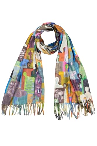 Cara Mia Leichter Schal Damen Viskose Bunt Frühling Weich Baumwolle XXL Künstler-Motiv Motiv 042 Cara Mia Leichter Schal Damen Viskose Bunt Frühling Weich Baumwolle XXL Künstler-Motiv Motiv 042 von Cara Mia