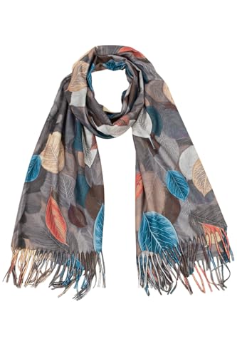 Cara Mia Leichter Schal Damen Viskose Bunt Frühling Weich Baumwolle XXL Künstler-Motiv Motiv 044 von Cara Mia