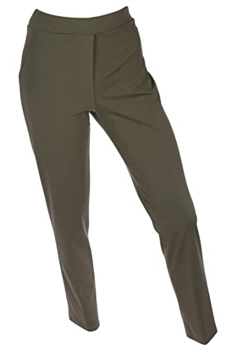 Cara Mia Slim Fit Chino Damen Baumwollmix mit Komfortstretch viele Farben 36-44 Oliv M von Cara Mia