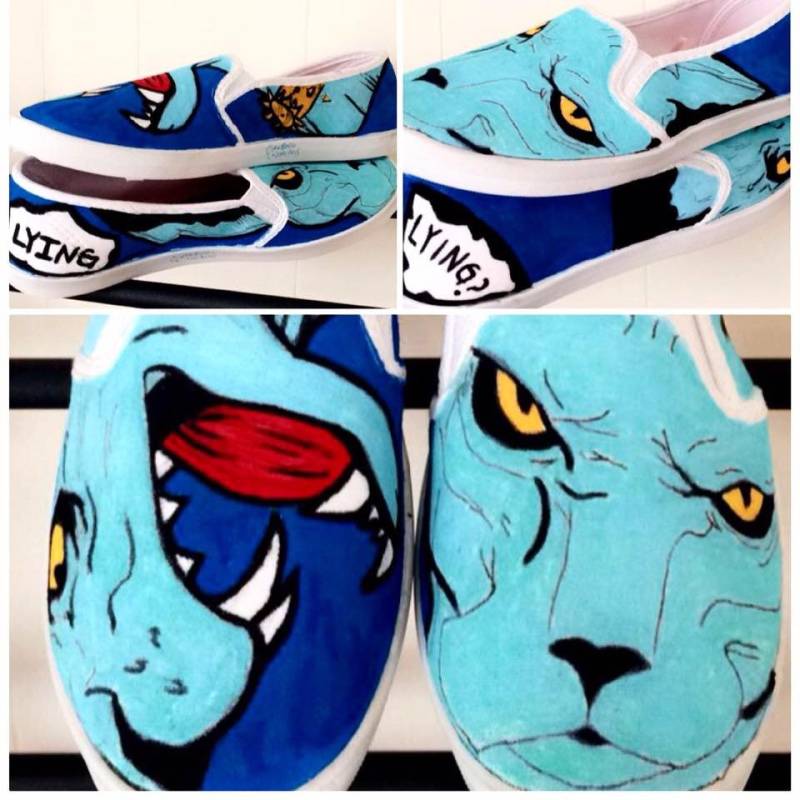 Maßgefertigte Canvas Schuhe Maßgefertigte Canvas Schuhe von CaraaBelllaCreations