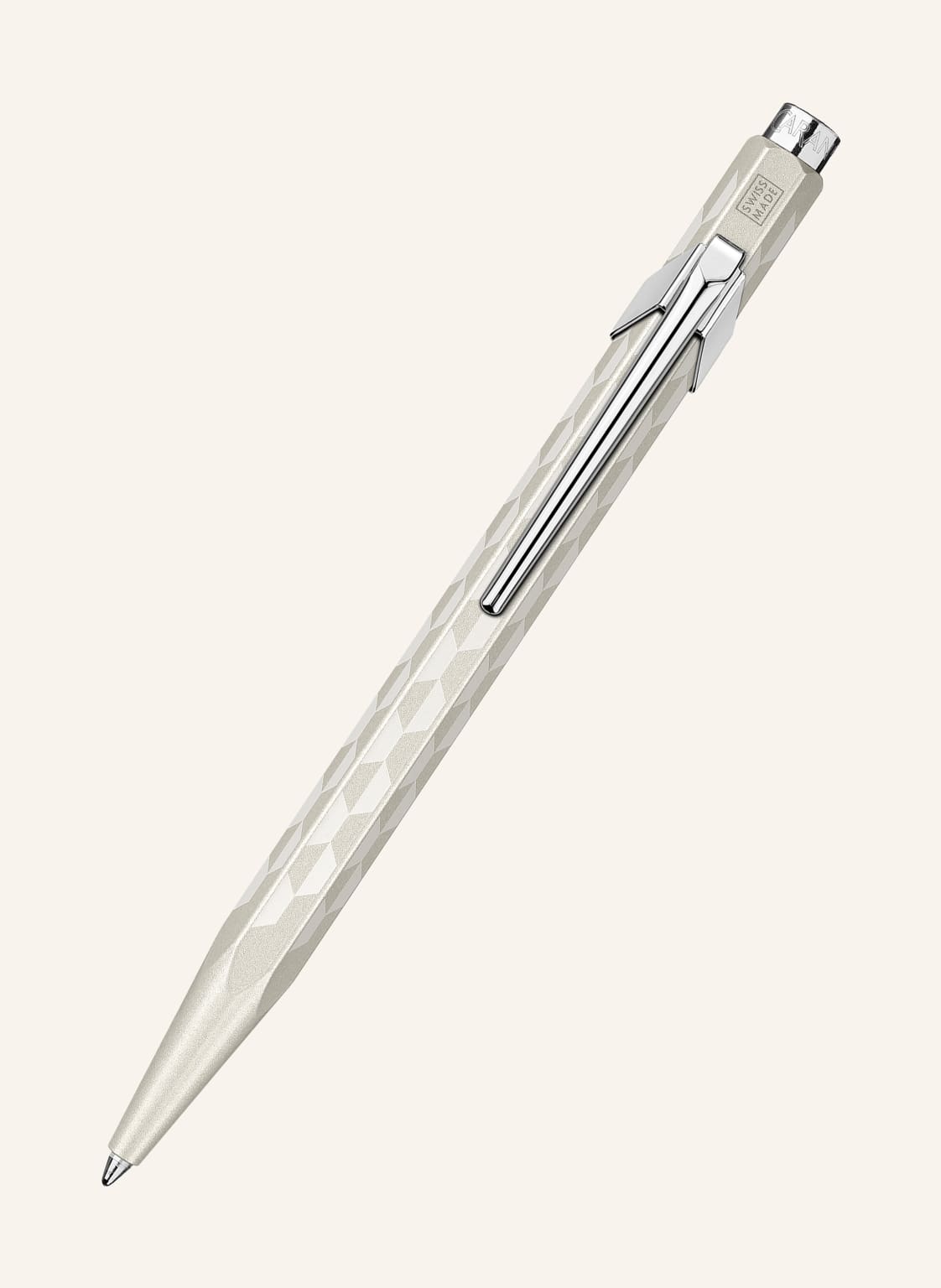 Caran D'ache Kugelschreiber 849™ Alpine Frost Weiss grau von Caran d'Ache
