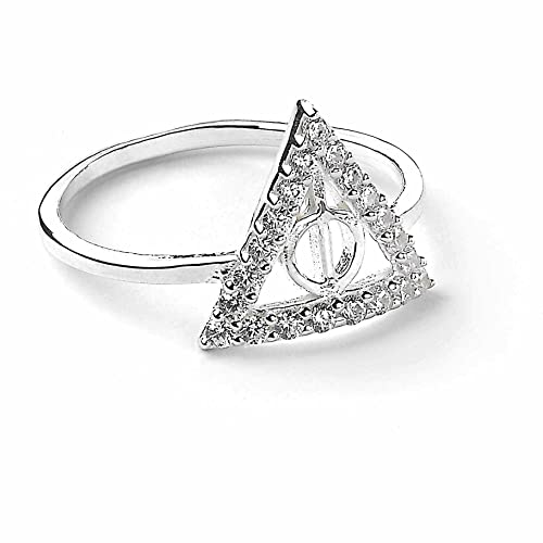 Carat Harry Potter Heiligtümer des Todes Ring (S), Sterlingsilber, Kristalle, Sterling Silber, Kristall von Carat