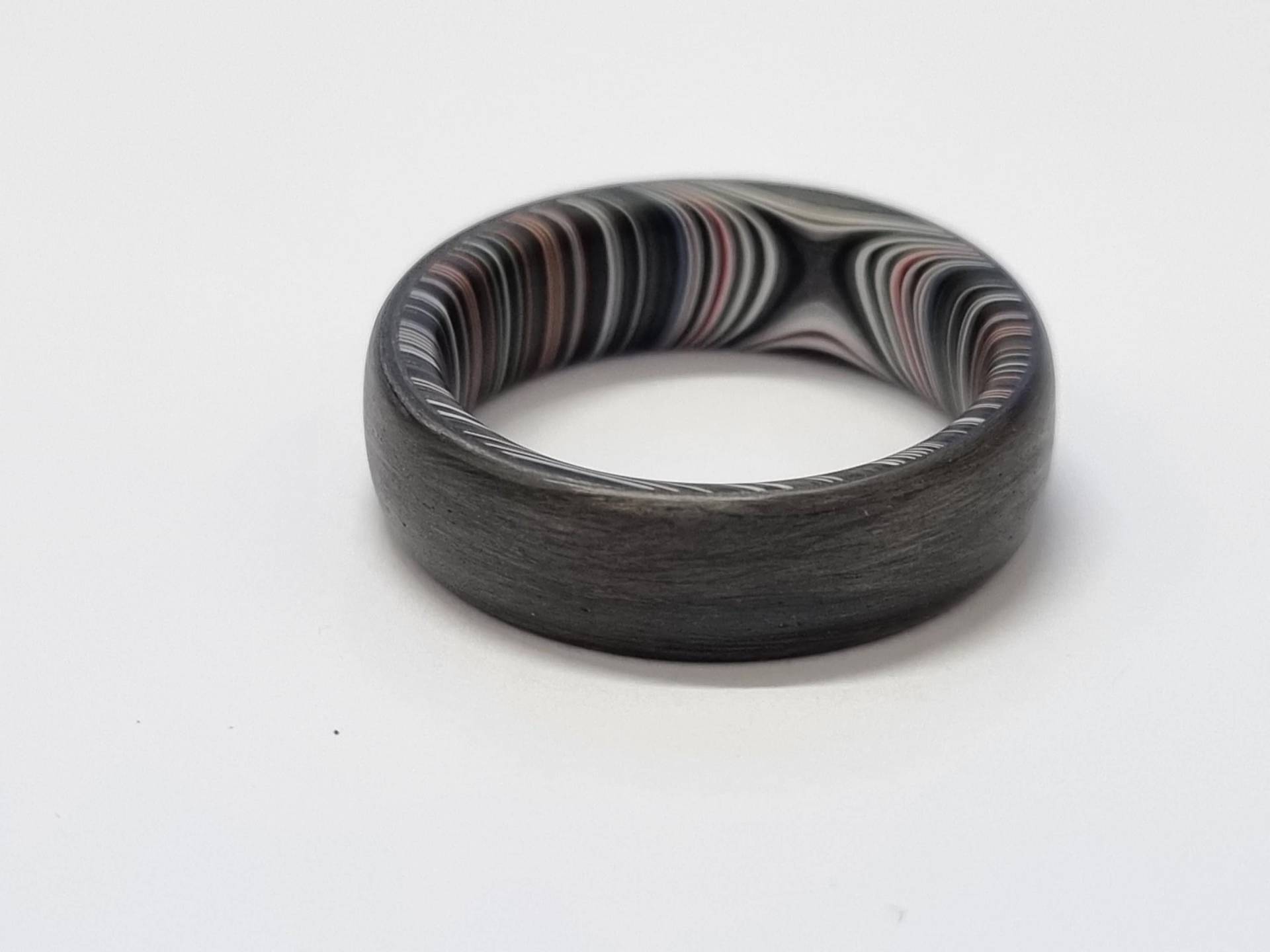 Carbonfaser Und Fordit Ring. Schmuck, Ring, Ehering, Carbon Kohlefaser Band von CarboNwoodRings