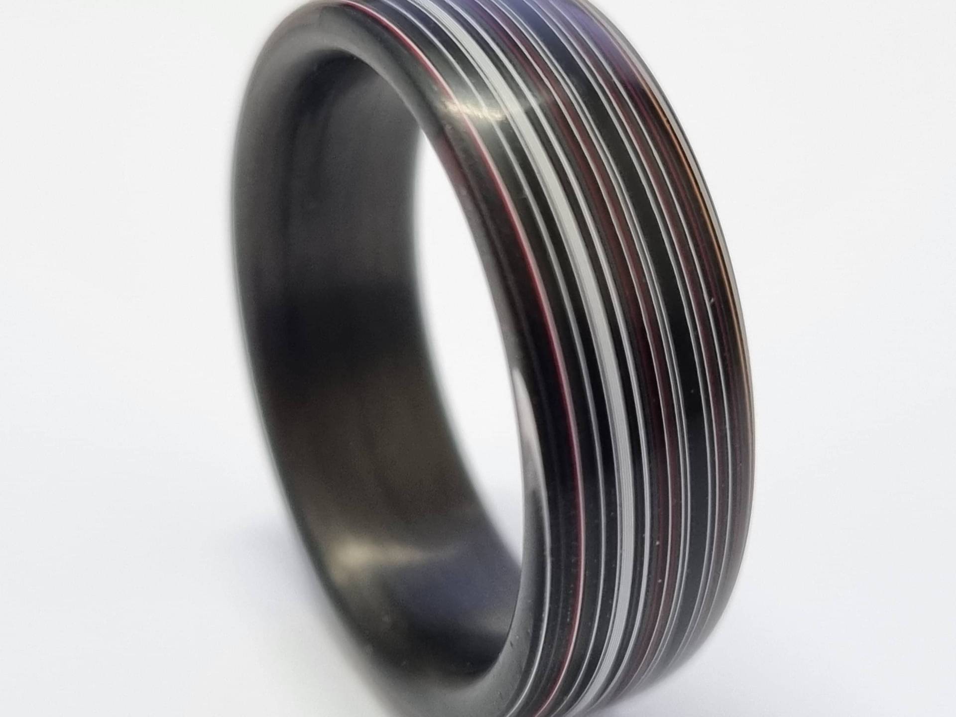 Carbonfaser Und Fordit Ring. Schmuck, Ring, Ehering, Trauring, Carbon Herren Ehering von CarboNwoodRings