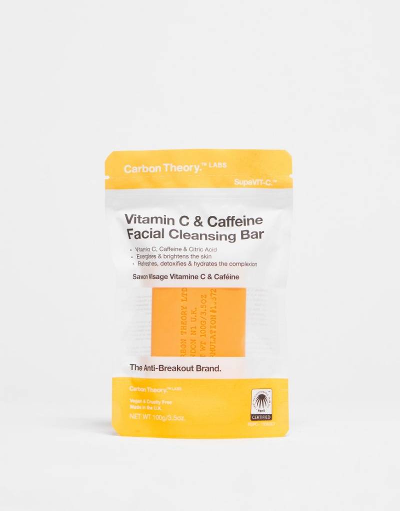 Carbon Theory - Seifenstück fürs Gesicht mit Vitamin C und Koffein-Keine Farbe von Carbon Theory