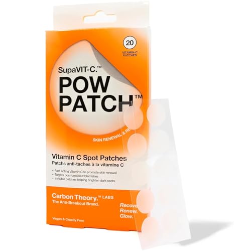 Carbon Theory SupaVIT-C Pow Patch - 20 x Pickel Patches mit Vitamin C - Spot Treatment Akne Patches - Whitehead Remover und Blemish Patches - Vegan Akne Behandlung Carbon Theory SupaVIT-C Pow Patch - 20 x Pickel Patches mit Vitamin C - Spot Treatment Akne Patches - Whitehead Remover und Blemish Patches - Vegan Akne Behandlung von Carbon Theory