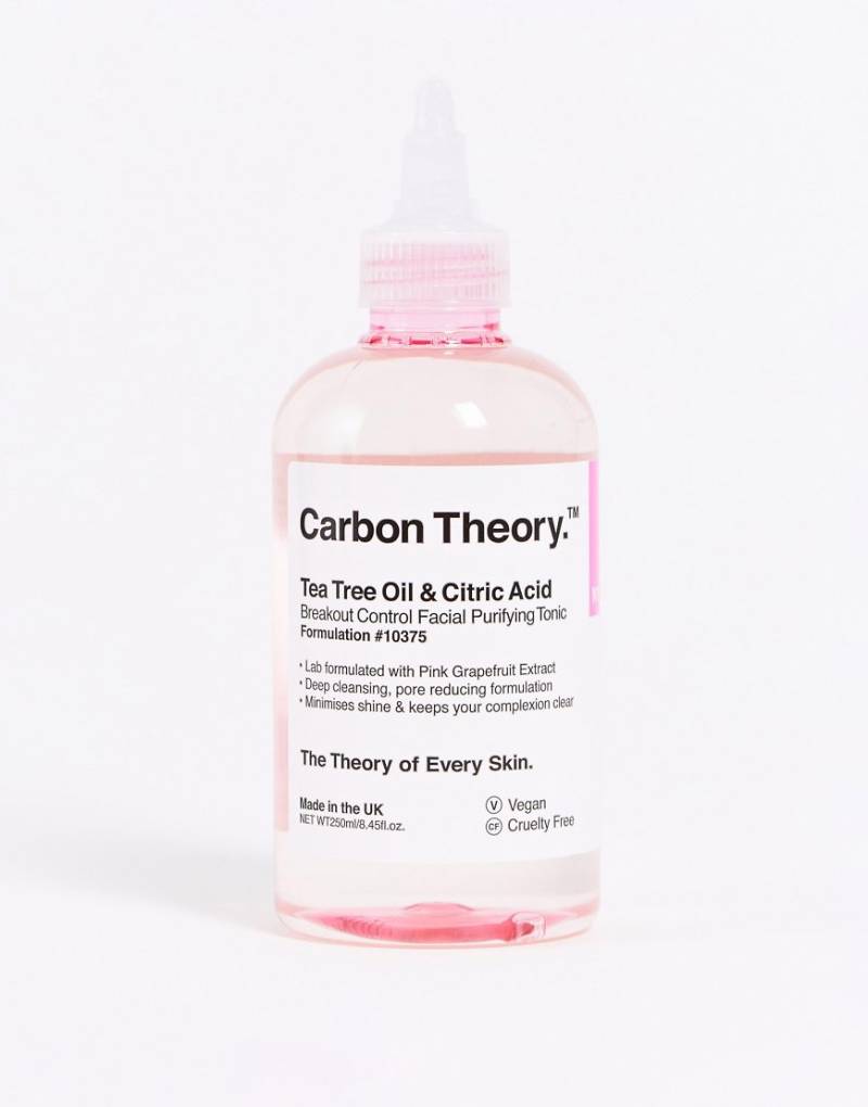 Carbon Theory - Teebaumöl & Zitronensäure ‑ Breakout Control ‑ Reinigendes Gesichtswasser, 250 ml-Keine Farbe von Carbon Theory