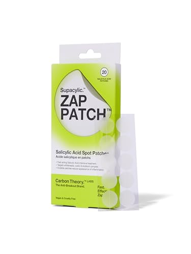Supacylic Zap Patch, 20 Pflaster mit Salicylsäure zur intensiven Behandlung von Unreinheiten von Carbon Theory