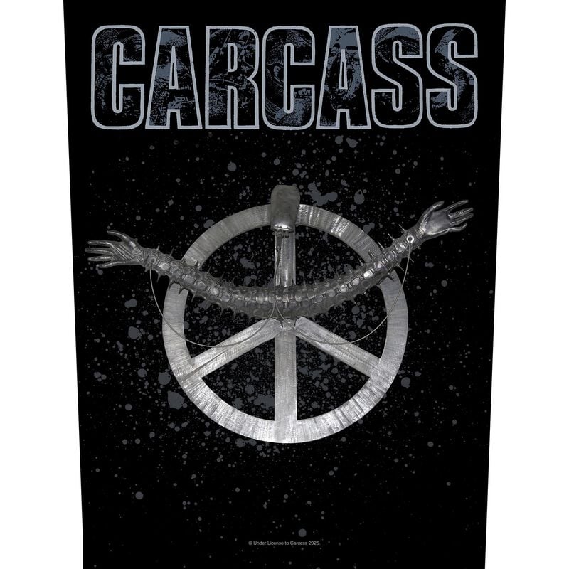 Carcass Heartwork Backpatch multicolor von Carcass