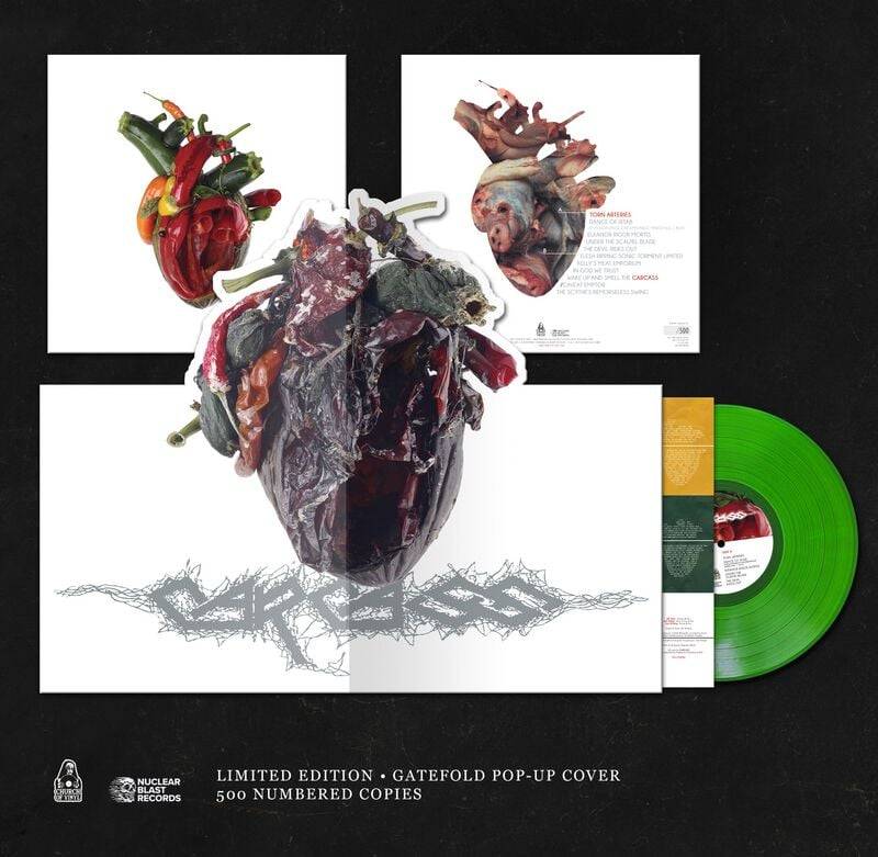 Carcass Torn arteries LP multicolor Carcass Torn arteries LP multicolor von Carcass