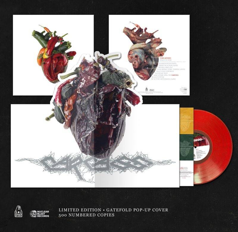 Torn arteries von Carcass - LP (Coloured, Limited Edition, Re-Release, Standard) von Carcass