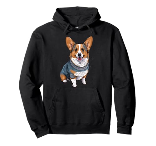 Cardigan Welsh Corgi Dog Mama Papa Welpe Breeder Memorial Pullover Hoodie von Cardigan Welsh Corgi Dog Tees NYC