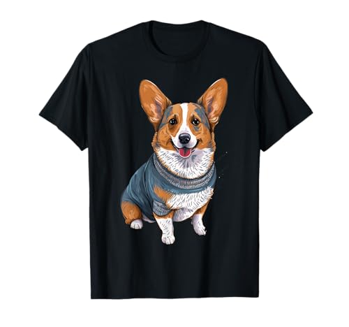 Cardigan Welsh Corgi Dog Mama Papa Welpe Breeder Memorial T-Shirt von Cardigan Welsh Corgi Dog Tees NYC