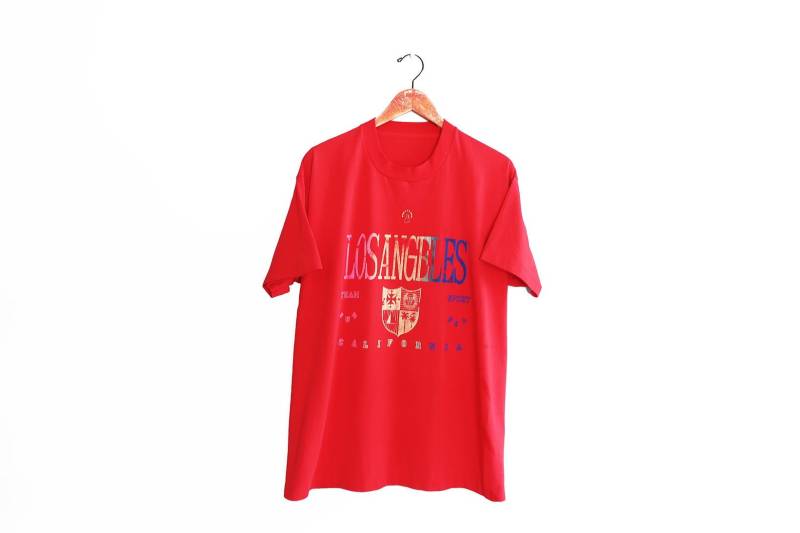 Los Angeles Shirt/Souvenir T-Shirt 1990Er Jahre Rotes California Regenbogen Print Xl Los Angeles Shirt/Souvenir T-Shirt 1990Er Jahre Rotes California Regenbogen Print Xl von CardiganKing