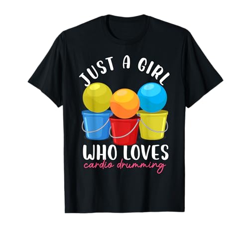 Nur EIN Mädchen, das Cardio-Drumming-Design liebt T-Shirt Nur EIN Mädchen, das Cardio-Drumming-Design liebt T-Shirt von Cardio Drumming Passion
