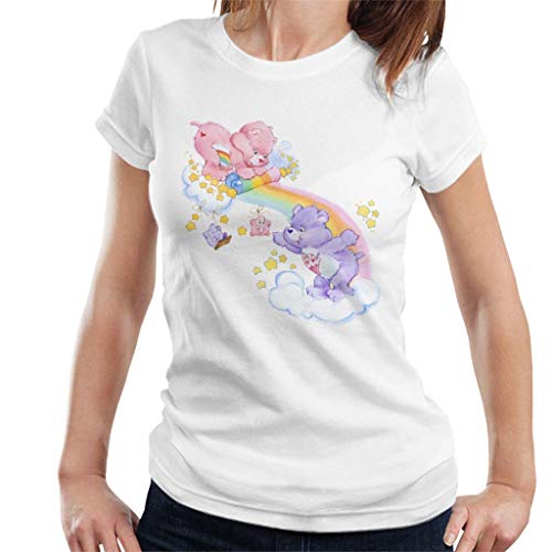Care Bears Cheer Bear and Share Bear Unrolling A Rainbow Women's T-Shirt von Care Bears