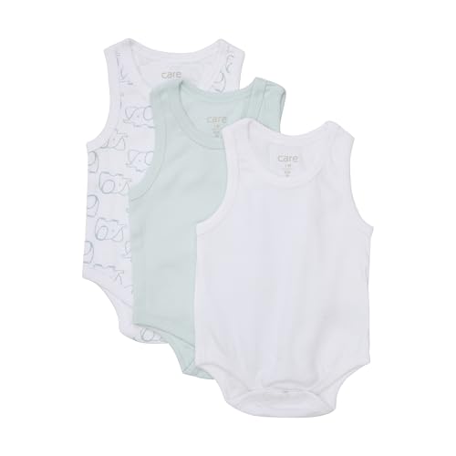 Care Baby - Mädchen Ns Aop (3-pack) Body, Light Blue (700), 56 1-2 Monate EU von Care