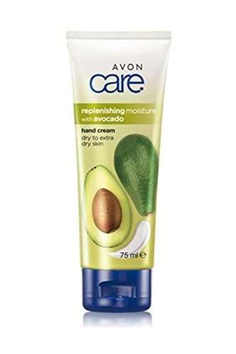 Avon Care Replenishing Moisture Handcreme mit Avocado für trockene bis extra trockene Haut, 3 x 75 ml von Care