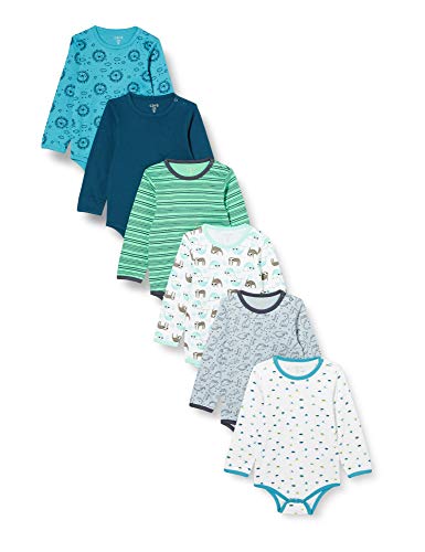 Care Baby Body Langarm aus 100% Baumwolle (6er Pack) von Care